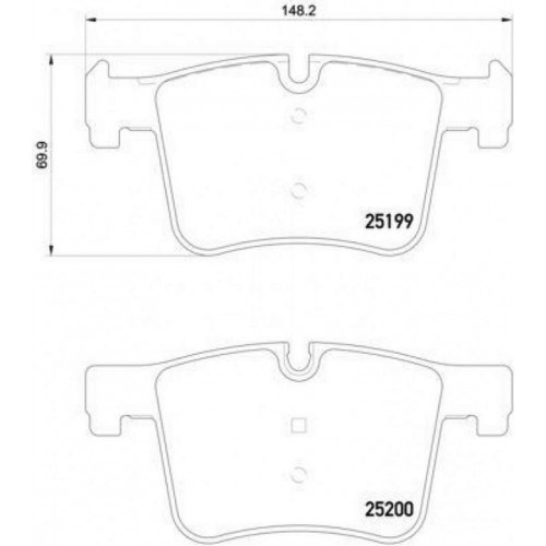 ÖN BALATA BMW F20-F21 11 F22 13 F23 14 F30-F35-F80 11 F31 12 F34 F32 F82 14 F36 14