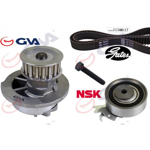 DEVİRDAİMLİ EKSANTRİK GERGİ KİTİ 111x170 111 DİŞ ASTRA F-CORSA B 1.2-1.4-1.6 8V GD111H9.5P170