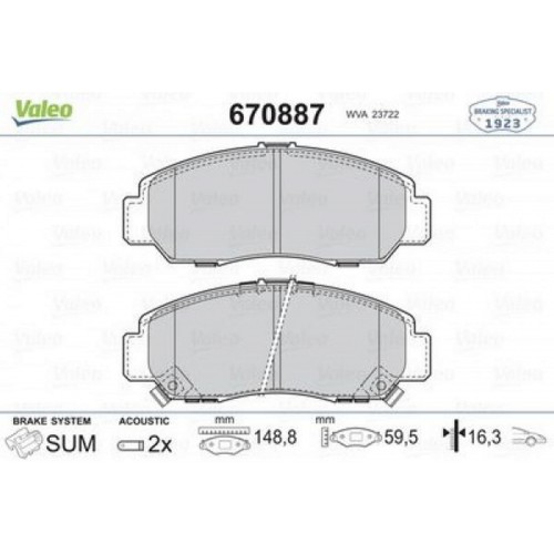 ÖN BALATA HONDA CIVIC SEDAN 07-11 - FRV 07