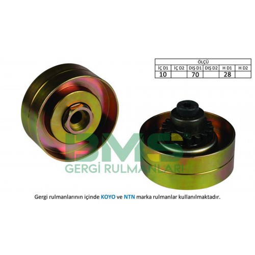 ALTERNATÖR GERGİ RULMANI CLIO 1.8 16V 91-98 LAGUNA 1.8-2.0 95-01 -MEGANE 2.0i 96