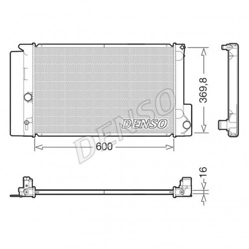 RADYATÖR AURIS-AVENSIS-COROLLA-VERSO MEKANİK AL/PL/BRZ 600x378x16