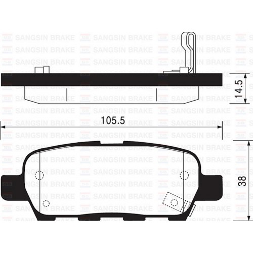 ARKA BALATA NISSAN XTRAIL2.0-2.2DCI 01 INFINITI FX35 3.5 03 FX45 4.5 03 GDB3294-GDB3508-GDB3507