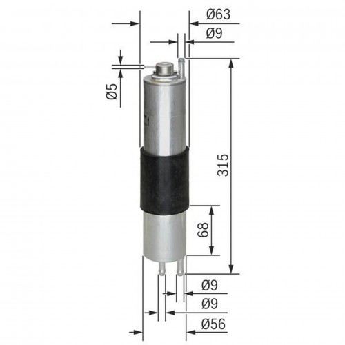 YAKIT FILTRESI BMW N40 N42 N45 N46 M54 E46 00 05