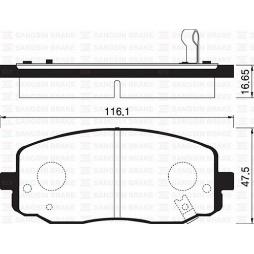 ÖN BALATA HYUNDAI İ10-1.1-1.2-KIA PICANTO 1.0-1-1 08 GDB3369-GDB3510