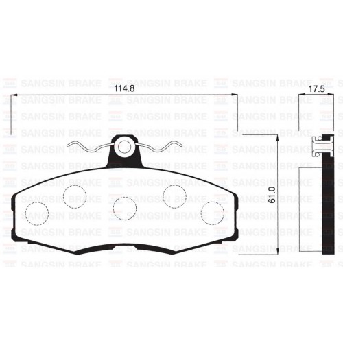 ÖN BALATA FAVORIT 1.3 88-97 FORD SIERRA 1.3 1.6 2.0 86-93 GDB473