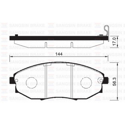 ÖN BALATA CHEVROLET EPICA KL1 2.0-2.5-2.0D-2.5 EXECUTIVE 06 TOSCA 2.0-2.5-2.0D 06