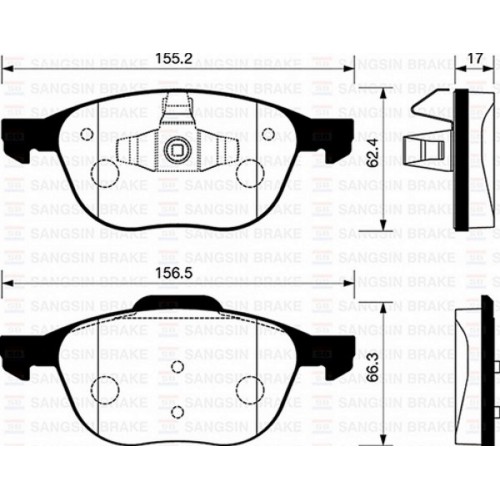 ÖN BALATA FOCUS 2004 2018 CMAX 2007 2019 KUGA 10-14 VOLVO V40 2019 S40 04-12 V50 04-12 C70 2006-2013 C30 2006-2012 MAZDA 3 2008-2014 MAZDA 5 2010