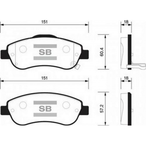 ÖN BALATA HONDA CRV III 2.0 İ VTEC-2.2 İ CTDİ 07 GDB3445