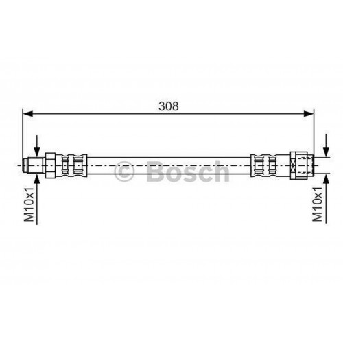 FREN HORTUMU ARKA MERCEDES W203 W210 W140 SPRINTER 901 905 96 06