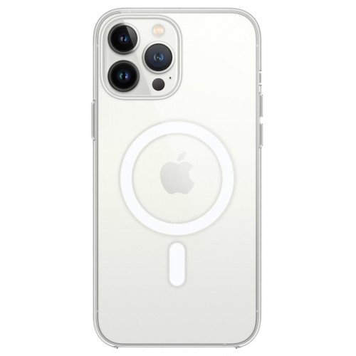 Newface iPhone 14 Pro Kılıf Magneticsafe Şeffaf Silikon - Şeffaf