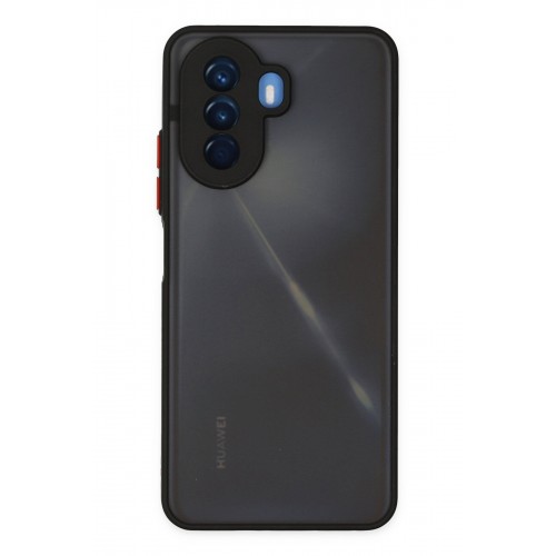 Newface Huawei Nova Y70 Kılıf Montreal Silikon Kapak - Siyah