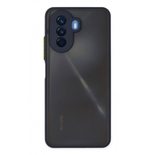 Newface Huawei Nova Y70 Kılıf Montreal Silikon Kapak - Lacivert