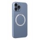 Newface iPhone 12 Pro Kılıf Jack Magneticsafe Lens Silikon - Sierra Blue