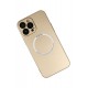 Newface iPhone 14 Pro Kılıf Jack Magneticsafe Lens Silikon - Gold