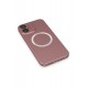 Newface iPhone 12 Kılıf Jack Magneticsafe Lens Silikon - Rose Gold