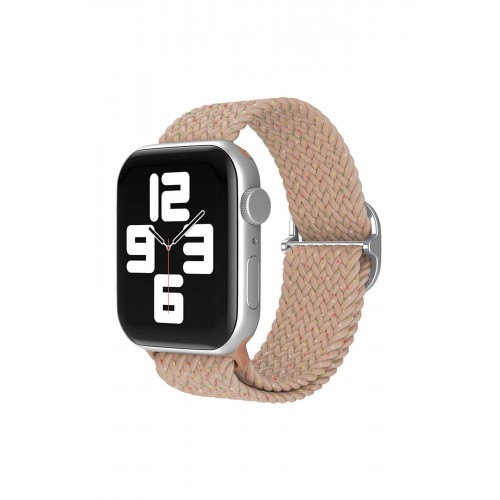 Newface Apple Watch 38mm Star Kordon - Benekli Pudra