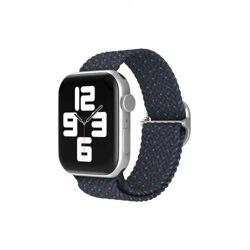 Newface Apple Watch 42mm Star Kordon - Benekli Lacivert