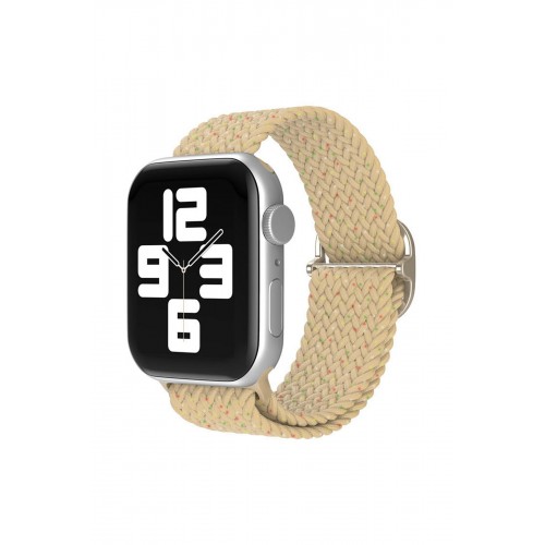 Newface Apple Watch 42mm Star Kordon - Benekli Krem