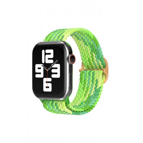 Newface Apple Watch Ultra 49mm Star Kordon - Turkuaz-Yeşil