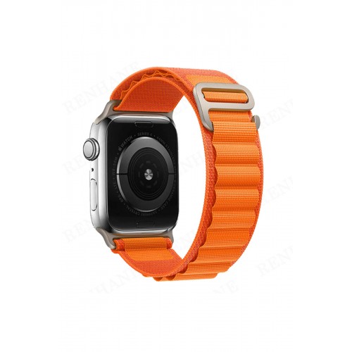 Newface Apple Watch 38mm Mountain Kordon - Turuncu