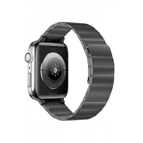 Newface Apple Watch 41mm KR404 Huks Kordon - Siyah