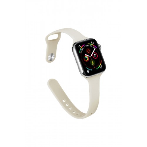 Newface Apple Watch 38mm Klasik Kordon - Krem