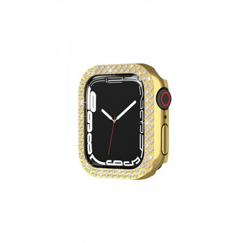 Newface Apple Watch 42mm Taşlı Kasa - Gold