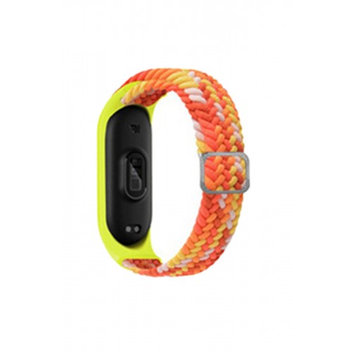 Newface Xiaomi Mi Band 3 Star Kordon - Turuncu-Sarı