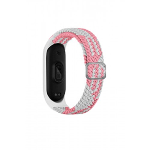 Newface Xiaomi Mi Band 3 Star Kordon - Pembe-Beyaz