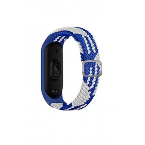 Newface Xiaomi Mi Band 4 Star Kordon - Mavi-Beyaz