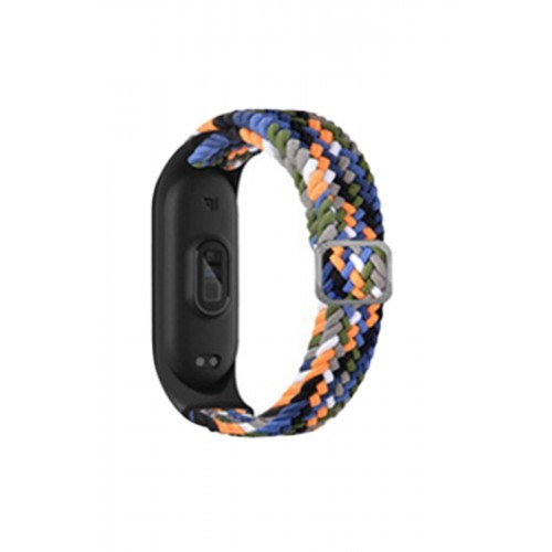 Newface Xiaomi Mi Band 7 Star Kordon - Gri-Turuncu