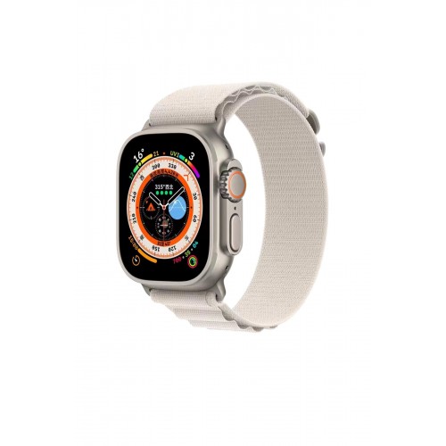 Newface Apple Watch 45mm Mountain Kordon - Beyaz