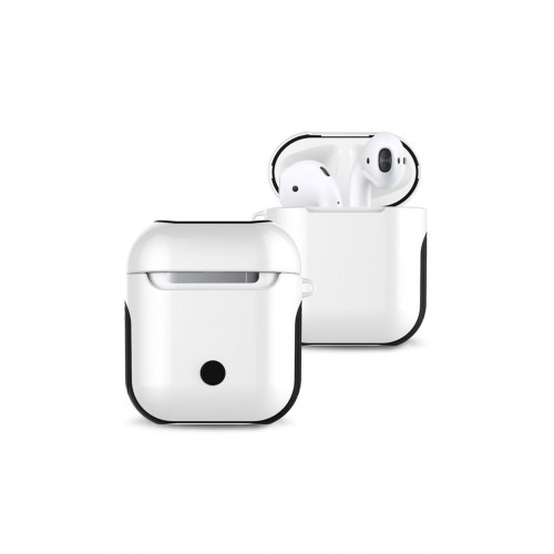 Newface Airpods (1.nesil) 3in1 Kılıf - Beyaz