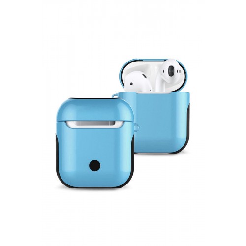 Newface Airpods (1.nesil) 3in1 Kılıf - Mavi