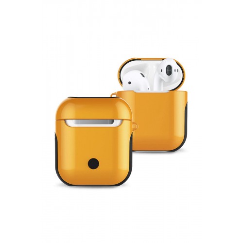 Newface Airpods 2 (2.nesil) 3in1 Kılıf - Sarı