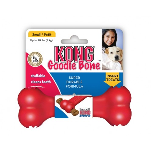 Kong Kırmızı Kauçuk Köpek Kemik Oyuncağı  S 13,5cm