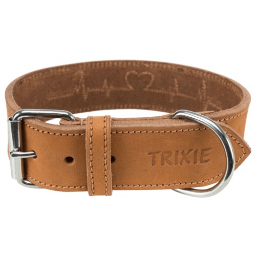 Trixie Köpek Boyun Tasması Kalın Deri 38-47cm 40mm M Kahverengi