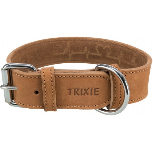 Trixie Köpek Boyun Tasması Kalın Deri 47-55cm 40mm L Kahverengi