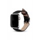 Newface Apple Watch 42mm NL26 Deri Kordon - Siyah