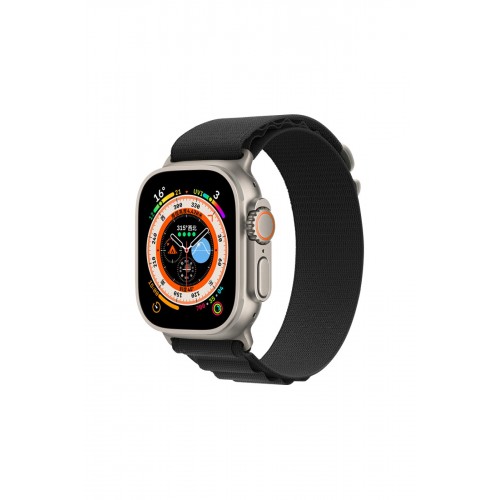 Newface Apple Watch 45mm Mountain Kordon - Siyah