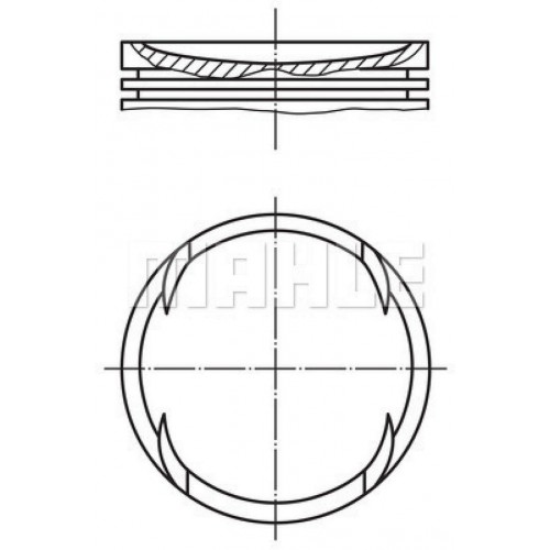 PISTON SEGMAN STD. BMW M42 B18 E30 IS E36 TI