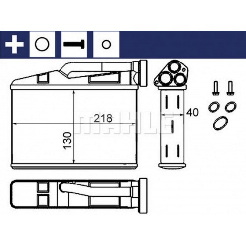 KALORIFER RADYATORU BMW M57 M54 E39 E53