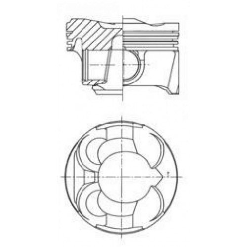 PISTON SEGMAN STD 77.00mm BMW N13 B16 F20 F30 MINI N18 R55 R56 R58 R59 R60 PEUGEOT 5FW EP6 5008 308 3008 207 CITROEN C3 C4