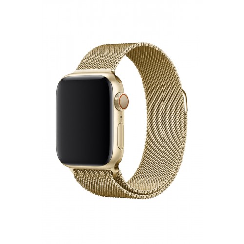 Newface Apple Watch 40mm Metal Mıknatıslı Kordon - Gold