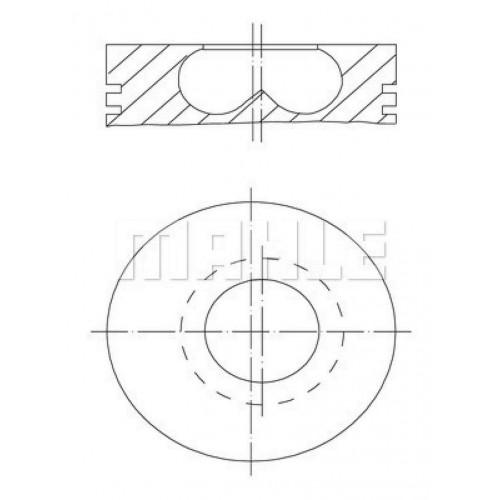 PISTON SEGMAN STD 84mm BMW B37 B47 F10 F20 F30 F40 G20 G30 G22 F32 F34 F36 G32 G11 F48 F15 MINI F54 F55 F56 F57 F60