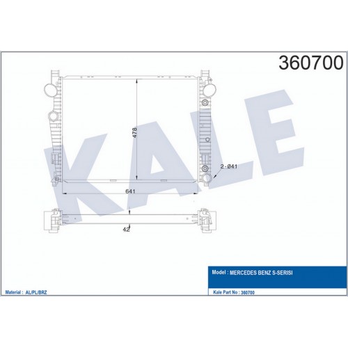 MOTOR SU RADYATORU MERCEDES S-CLASS W220 98 05