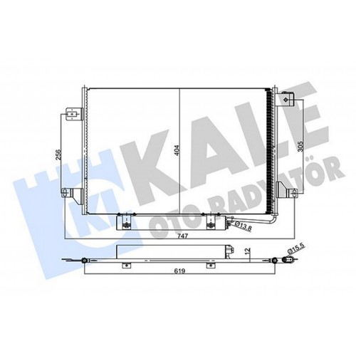 KLIMA RADYATORU MERCEDES SPRINTER 906 06 16 . VW CRAFTER 06 16