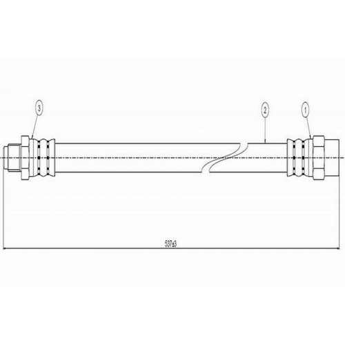 FREN HORTUMU ARKA MERCEDES VITO 638 96 03