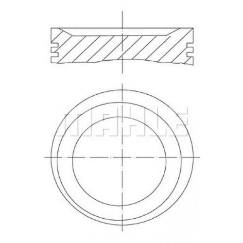 PISTON SEGMAN 0.50mm 85.50mm BMW M43 B 19 3.18I 118 PS E36 E46 Z3