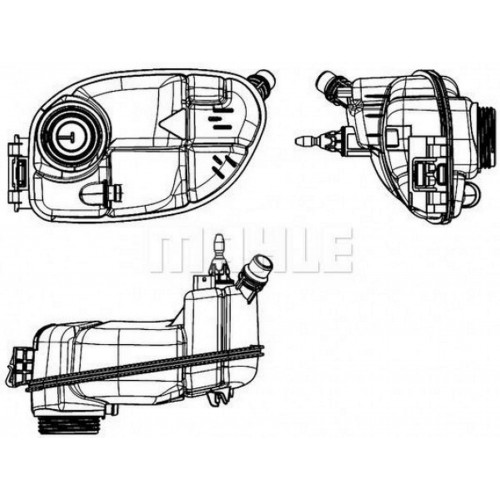 RADYATOR YEDEK SU DEPOSU MERCEDES X156 W176 W246 C117